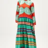 Archive Volant Dress With Standing Collar