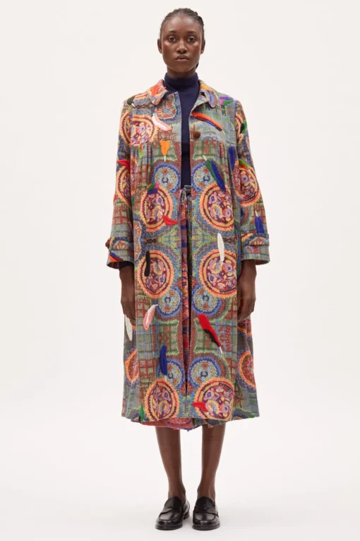 Kipos Dyo Embroidered Coat Fedora
