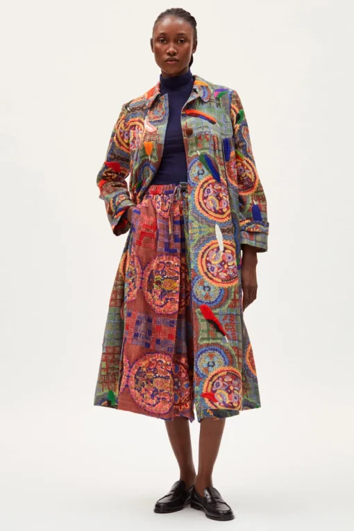 Kipos Dyo Embroidered Coat Fedora