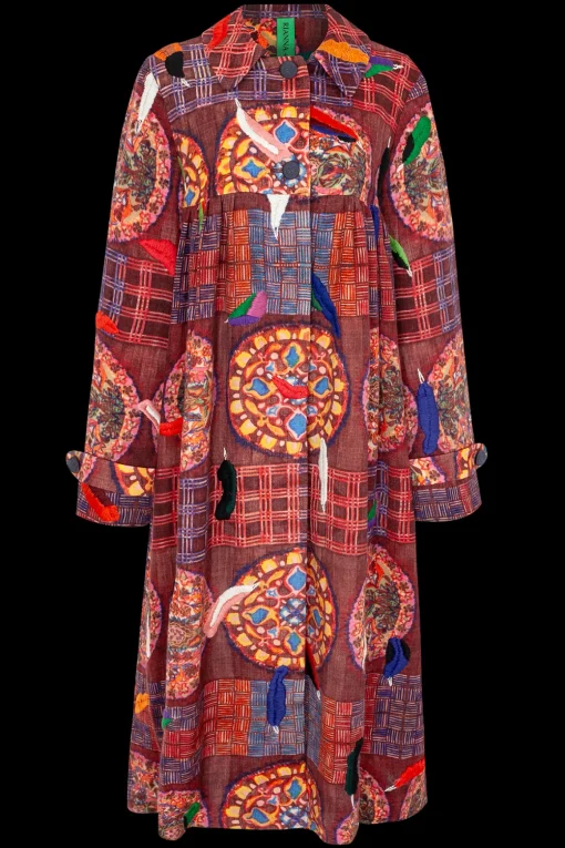 Kipos Dyo Embroidered Coat Fedora