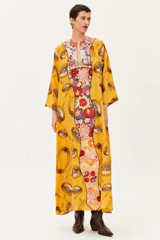 One-of-a-kind Long Plastron Dress Lux