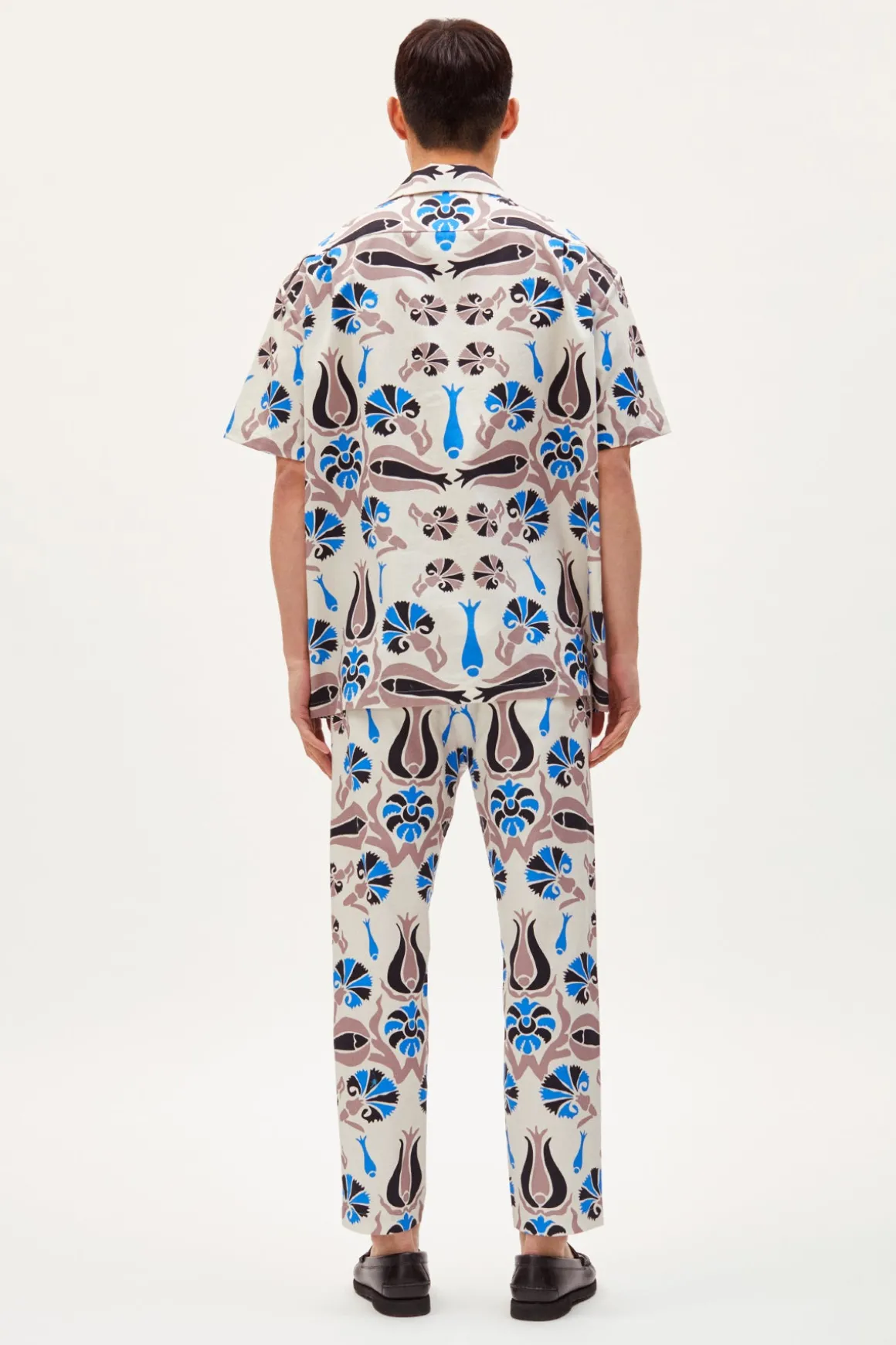 Greek Men Hawaii Shirt Markus Cotton