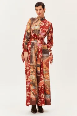 One-of-a-kind VIntage Kimono Overall